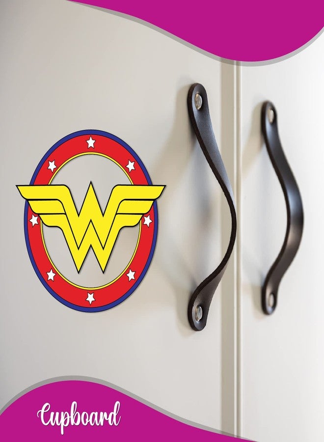 Bhai Please Wonder Woman Wooden Fridge Magnet (Pack of 1) | Cartoon Characters, Movie, TV, Comics, Anime | Fridge Decorations | Gift for Friends, Colleagues, Gen Y | Birthday, Return Gift - Image 2